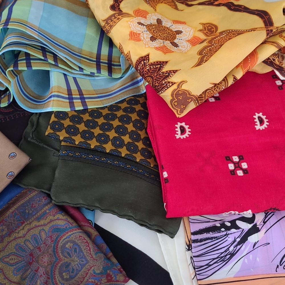 Bundle Of Assorted Handkerchieves/Neckerchieves - image 3